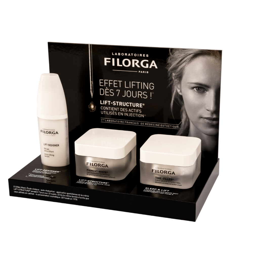 Presentoir-PLV-Filorga-3-produits